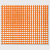 Tangerine Safari Dot Cadeaupapier (Vlak)