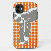 Tangerine Safari Dot Case-Mate iPhone Case (Achterkant)