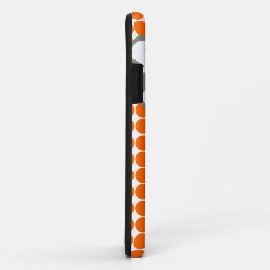 Tangerine Safari Dot Case-Mate iPhone Case (Achterkant/rechts)