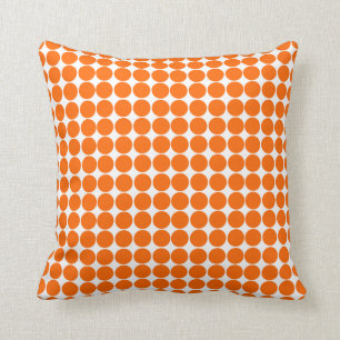 Tangerine Safari Dot Pillow Kussen