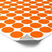 Tangerine Safari Dot Poster (Hoek)