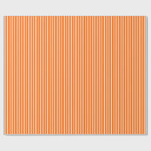 Tangerine Safari Stripe Cadeaupapier (Vlak)