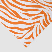 Tangerine Safari Zebra Tissuepapier (Detail)