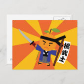 Tangerine Samurai Briefkaart (Voorkant / Achterkant)