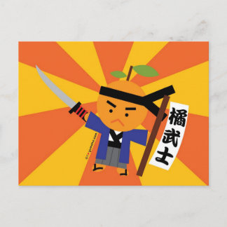 Tangerine Samurai Briefkaart