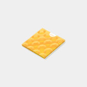 Tangerine Sinaasappel Graphic Design gepersonalise Post-it® Notes (Schuin)