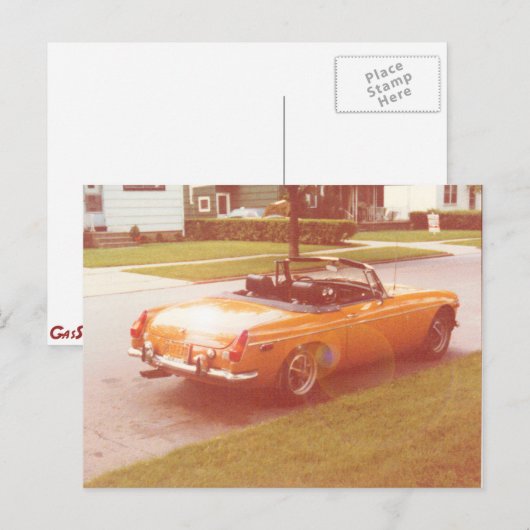 Tangerine Speedo Briefkaart (Voorkant / Achterkant)