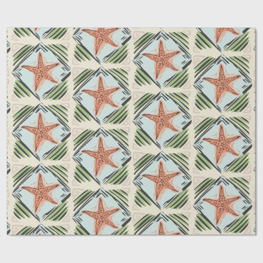 Tangerine Startpakpapier Cadeaupapier (Vlak)