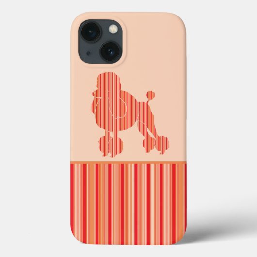 Tangerine Stripe Podle Case-Mate iPhone Case (Achterkant)