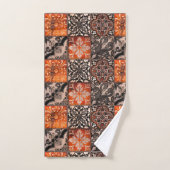 Tangerine Tegel Bad Handdoek (Handdoek)