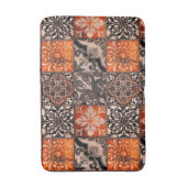 Tangerine Tegel Badmat (Voorkant Verticaal)