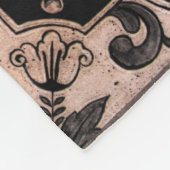 Tangerine Tegel Fleece Deken (Hoek)