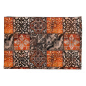 Tangerine Tegel Kussensloop (Achterkant)