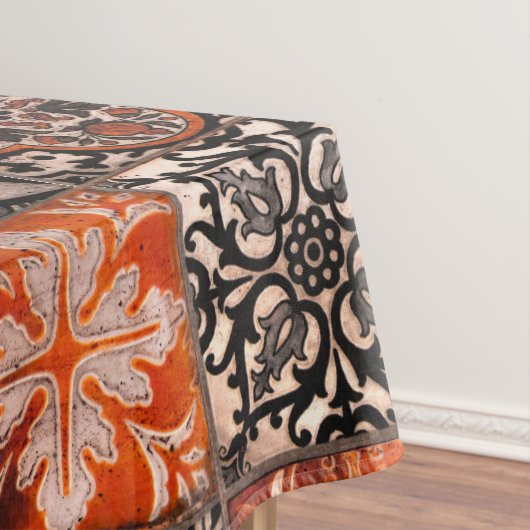 Tangerine Tegel Tafelkleed (Voorbeeld)