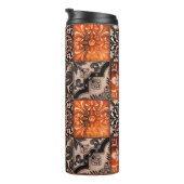 Tangerine Tegel Thermosbeker (Geroteerd rechts)