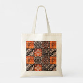 Tangerine Tegel Tote Bag (Achterkant)