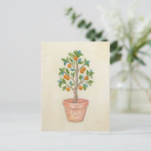 Tangerine Tree briefkaart (Staand voorkant)