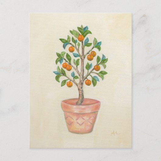 Tangerine Tree briefkaart (Voorkant)