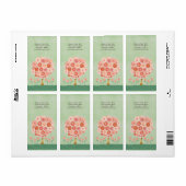 Tangerine Tree Dream Name Address Label (Full Sheet)