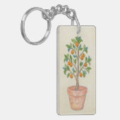 Tangerine Tree-sleutelhanger Sleutelhanger (Voorkant Links)