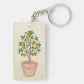 Tangerine Tree-sleutelhanger Sleutelhanger (achterkant)