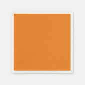 Tangerine, vaste kleur servet (Voorkant)