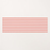 Tangerine Vertical Stripped Yoga Mat (Voorkant (horizontaal))