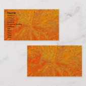 Tangerine Visitekaartje (Voorkant / Achterkant)