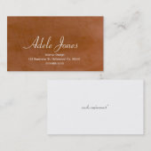 Tangerine Visitekaartje (Voorkant / Achterkant)