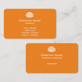  Tangerine Visitekaartje