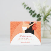 Tangerine Vrijgezellenfeest Advice Kaarten (Staand voorkant)