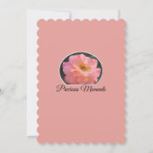 Tangerine & White Polka Dot Baby shower Uitnodigin Kaart (Achterkant)