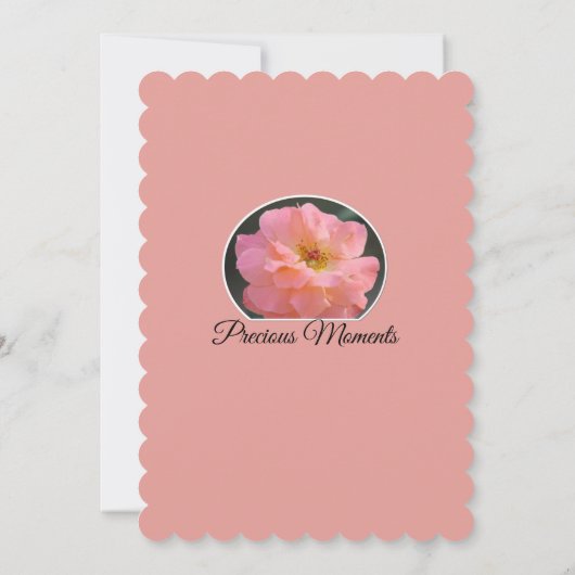 Tangerine & White Polka Dot Baby shower Uitnodigin Kaart (Achterkant)