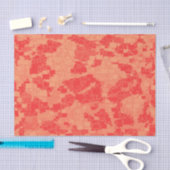 Tangerine Zeal-gekleed kunstontwerp Tissuepapier (Craft)