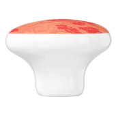 Tangerine Zeal Tiled Artwork Keramische Knop (Zijkant)