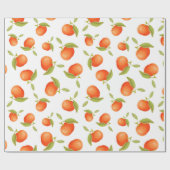 Tangerines Cadeaupapier (Vlak)