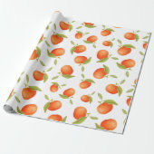 Tangerines Cadeaupapier (Uitgerold)