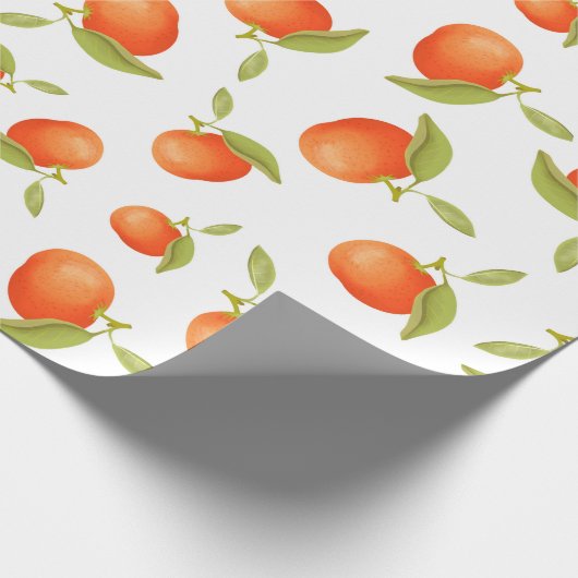 Tangerines Cadeaupapier (Hoek)