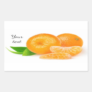 Tangerines Rechthoekige Sticker