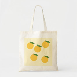Tangerines schilderkunst tote bag