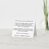 TangEssence Note Card Kaart (Achterkant)