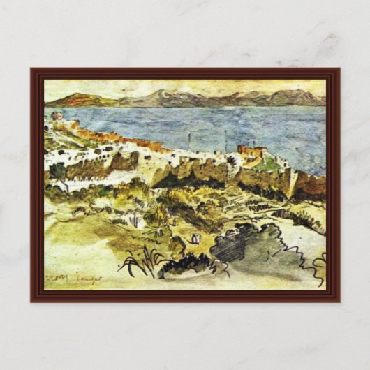 Tangier in Marokko Briefkaart (Voorkant)