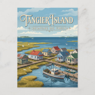 Tangier Island Virginia Briefkaart