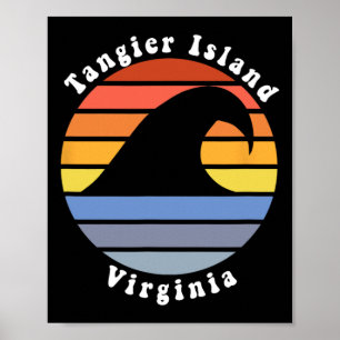 Tangier Island Virginia Va Beach Vakantie Souvenir Poster