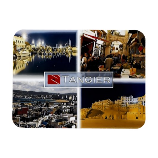 Tangier - Marocco - Mosaic - Magneet (Horizontaal)