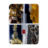 Tangier - Marocco - Mosaic - Magneet (Verticaal)