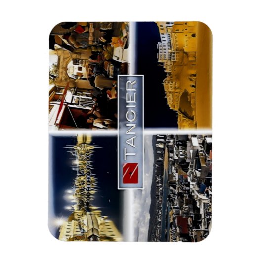 Tangier - Marocco - Mosaic - Magneet (Verticaal)