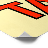 Tangier, Marokkaanse reisposter Poster (Hoek)