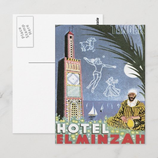  Tangier Marokko Briefkaart (Voorkant / Achterkant)