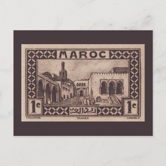Tangier, Marokko - Briefkaart (Voorkant)